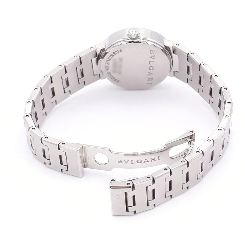 BVLGARI(ブルガリ) ブルガリブルガリ SS/QZ ステンレス クォーツ 電池式 腕時計 BB23SS 黒文字盤