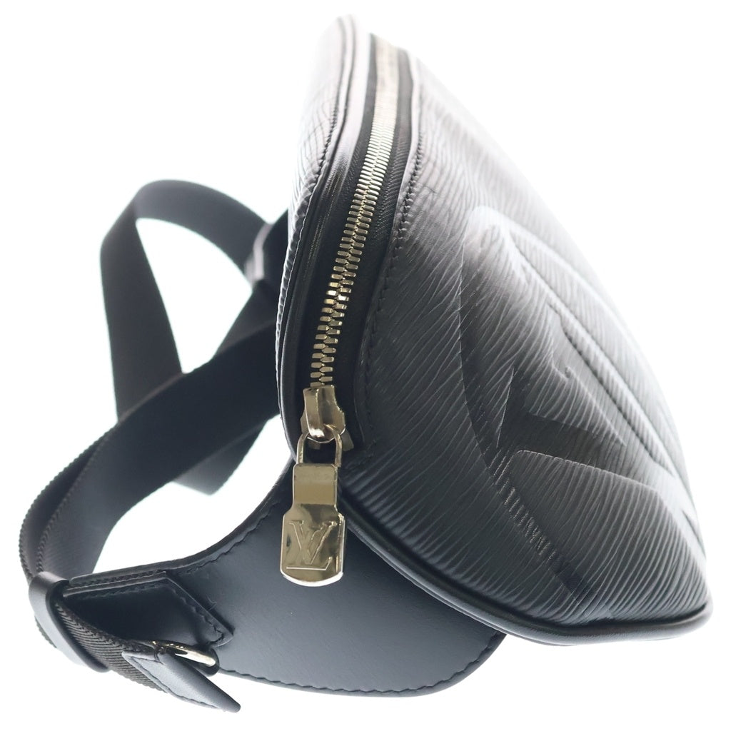 LOUIS VUITTON(ルイヴィトン) エピ バムバッグ LVサークル ボディバッグ ショルダーバッグ ウエストバッグ ブラック ノワール レザー M53300 シルバー金具 レディース