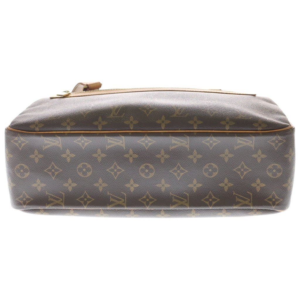 LOUIS VUITTON(ルイヴィトン) モノグラム シテGM ハンドバッグ ブラウン レザー×PVC M51181 ゴールド金具 レディース