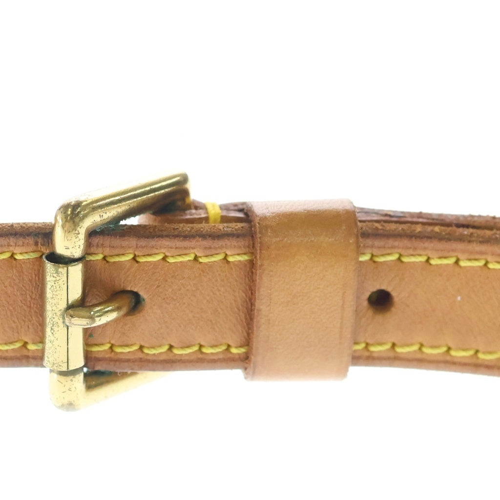 LOUIS VUITTON(ルイヴィトン) モノグラム ミュゼットタンゴ ショルダーバッグ ブラウン レザー×PVC M51388 ゴールド金具