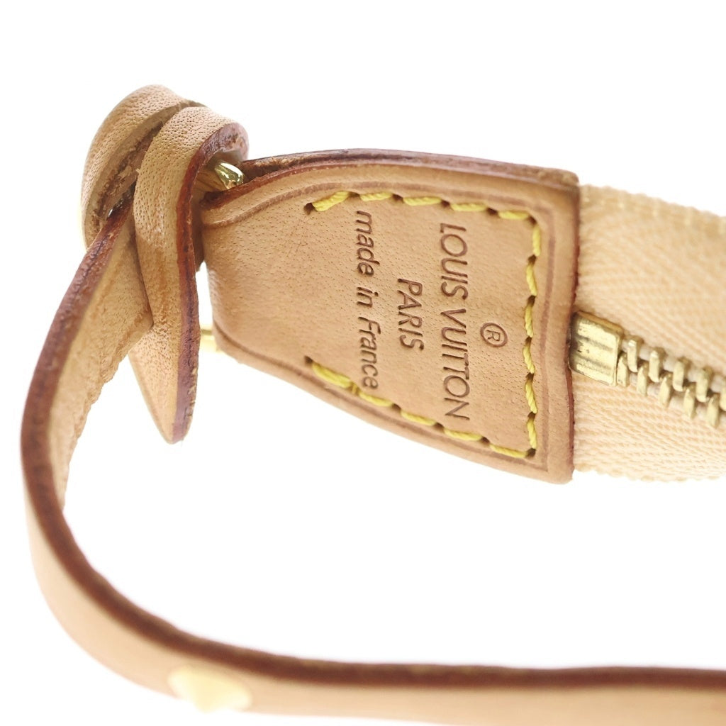LOUIS VUITTON(ルイヴィトン) モノグラムマルチカラー ポシェットアクセソワール ハンドバッグ ブラウン×ブラック レザー×PVC M92648 ゴールド金具 レディース