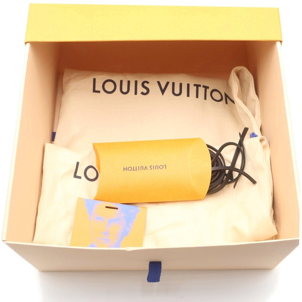 LOUIS VUITTON(ルイヴィトン) モノグラム スタートレイルライン アンクルブーツ レザー ヒール ショートブーツ #35 1/2 ブラウン/ブラック レディース