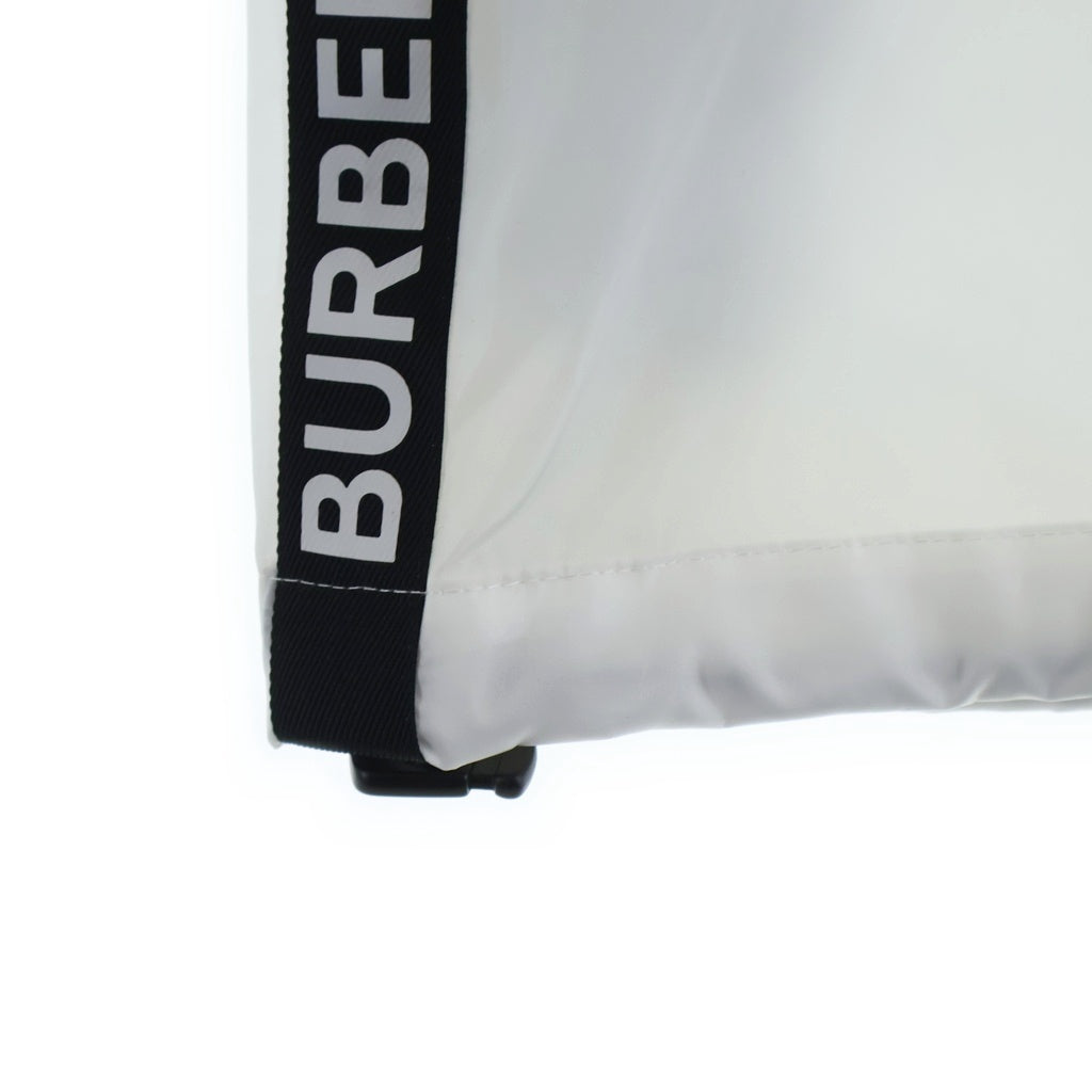 BURBERRY(バーバリー) ロゴテープ ナイロン ジップアップパーカー ブルゾン #38 ホワイト 8027532 レディース