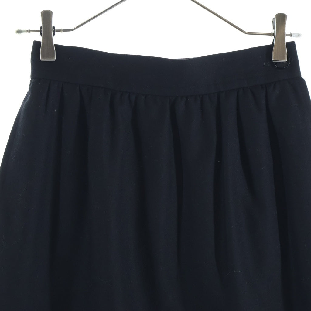 YVES SAINT LAURENT(イヴサンローラン) ひざ丈スカート ブラック #M レディース