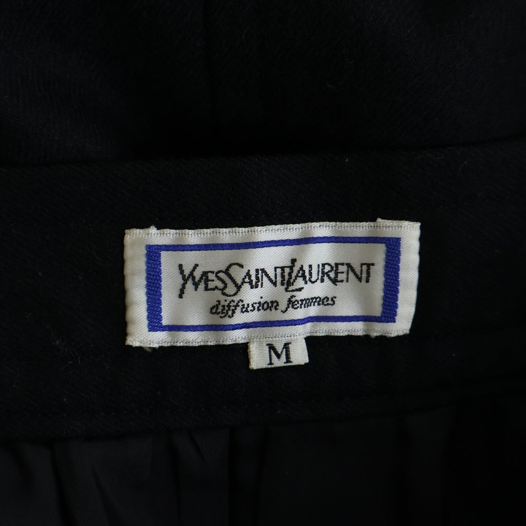 YVES SAINT LAURENT(イヴサンローラン) ひざ丈スカート ブラック #M レディース