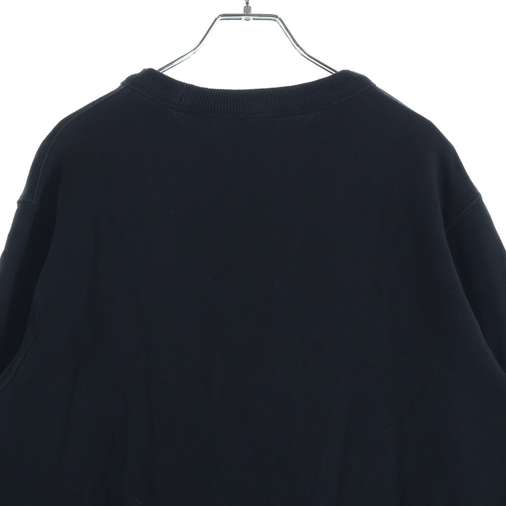 BURBERRY(バーバリー) ロゴスウェット コットン カットソー 長袖 #S ブラック レディース