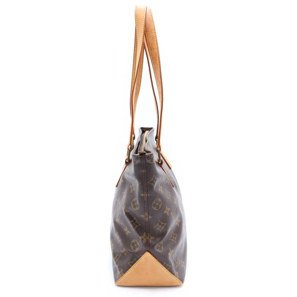 LOUIS VUITTON(ルイヴィトン) モノグラム カバピアノ PVC レザー トートバッグ ハンドバッグ M51148 ブラウン レディース