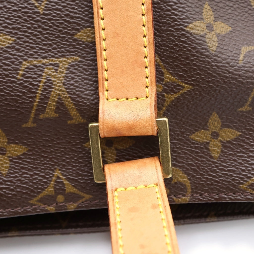 LOUIS VUITTON(ルイヴィトン) モノグラム カバピアノ PVC レザー トートバッグ ハンドバッグ M51148 ブラウン レディース