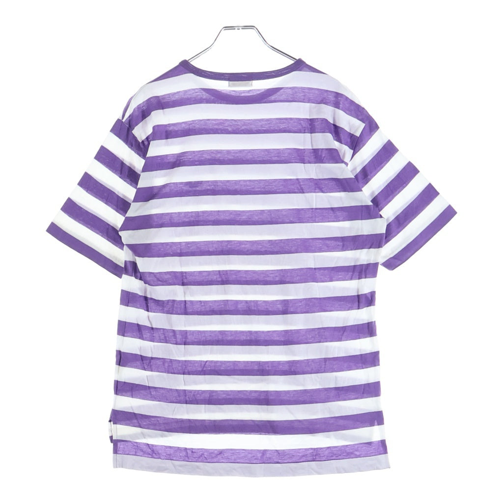CELINE(セリーヌ) ボーダーTシャツ パープル×ホワイト #M D-KT2012