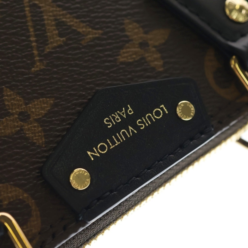 LOUIS VUITTON(ルイヴィトン) モノグラム アルマ・トランク BB ハンド ショルダーバッグ PVC レザー ブラウン M26084 RFID レディース