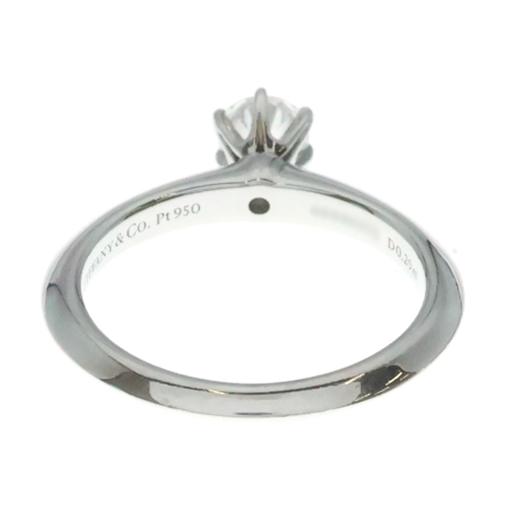 TIFFANY & Co.(ティファニー) ソリティア ダイヤ Pt950 リング 指輪 0.29ct #8 プラチナ レディース
