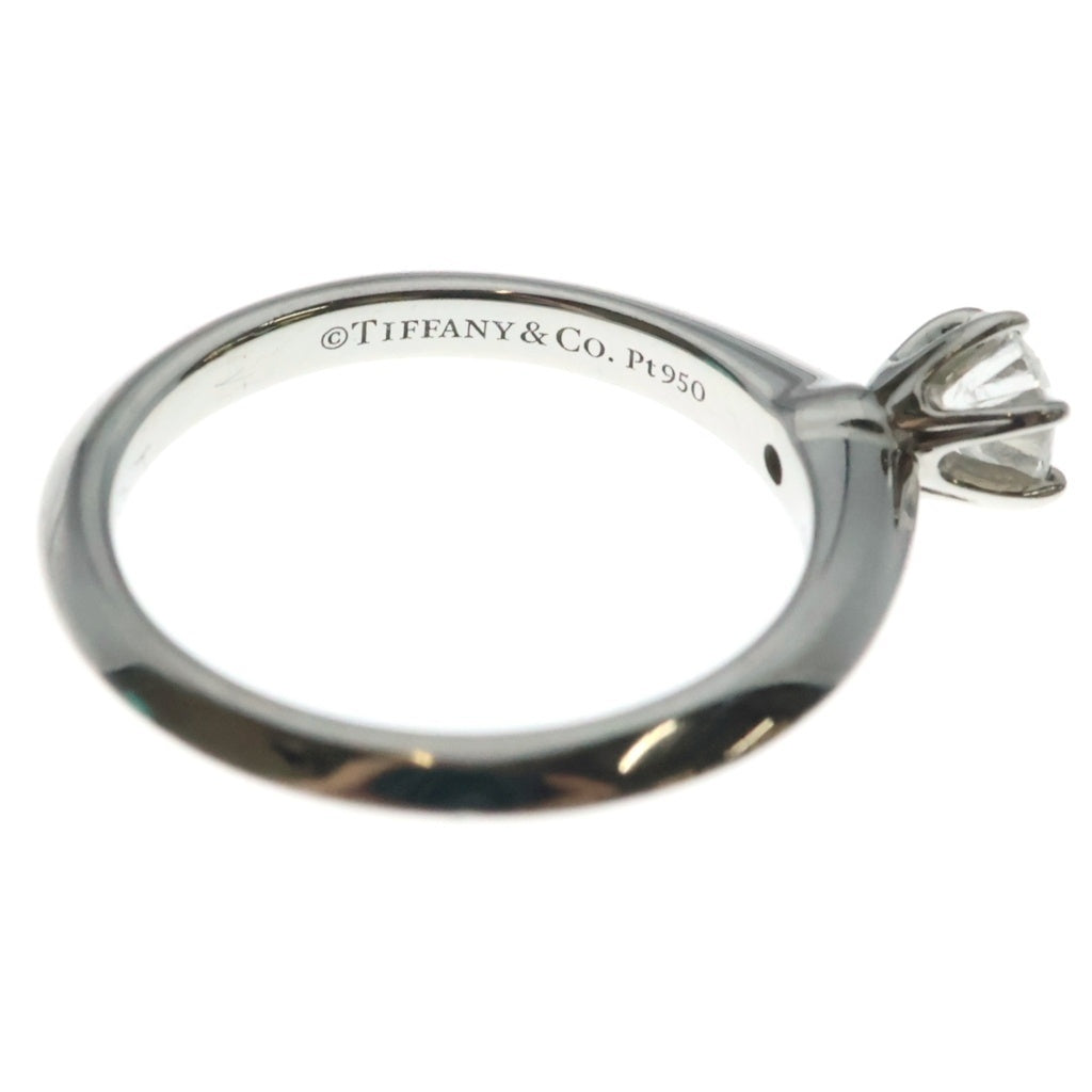 TIFFANY & Co.(ティファニー) ソリティア ダイヤ Pt950 リング 指輪 0.29ct #8 プラチナ レディース