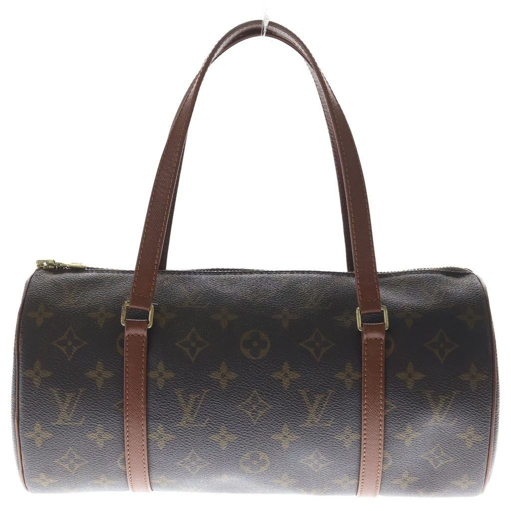 LOUIS VUITTON(ルイヴィトン) モノグラム パピヨン30 ハンドバッグ ブラウン PVC×レザー M51365 ゴールド金具 レディース