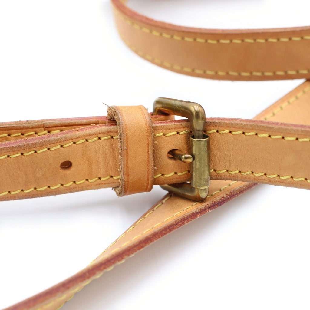 LOUIS VUITTON(ルイヴィトン) モノグラム ソローニュ ショルダーバッグ ブラウン レザー×PVC M42250 ゴールド金具 レディース