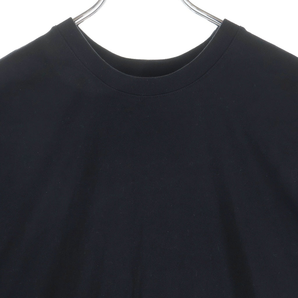 GIVENCHY(ジバンシィ) ロゴ刺繍 半袖コットンTシャツ カットソー ブラック BM716B3Y6B-001