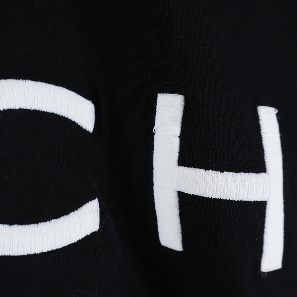 GIVENCHY(ジバンシィ) ロゴ刺繍 半袖コットンTシャツ カットソー ブラック BM716B3Y6B-001