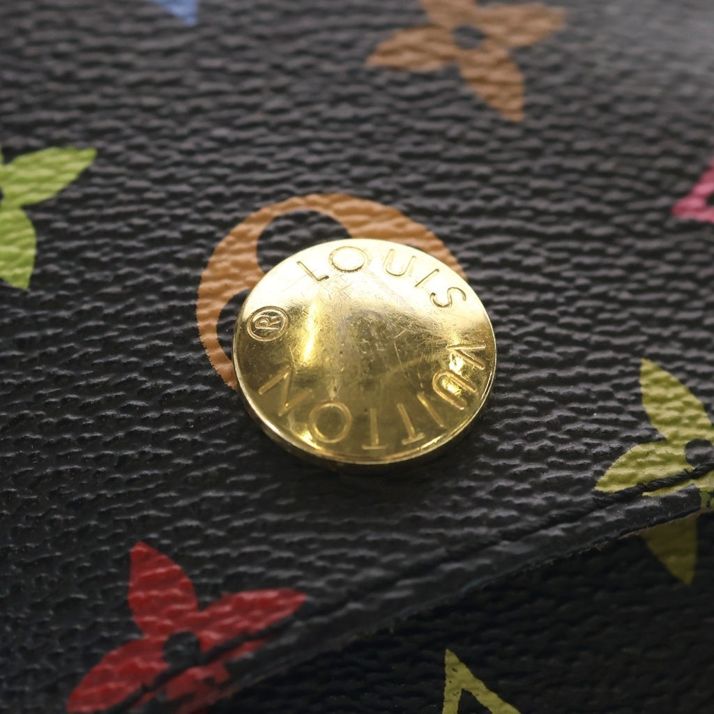 LOUIS VUITTON(ルイヴィトン) モノグラム マルチカラー リフト ショルダーバッグ ミニバッグ ブラック ノワール レザー×PVC M40056 ゴールド金具 レディース