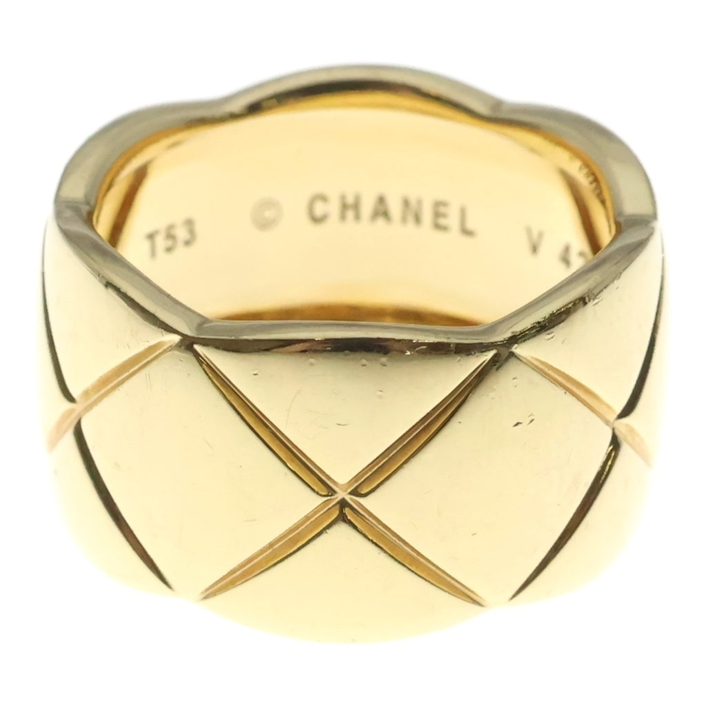CHANEL(シャネル) ココクラッシュ ラージ Au750 K18YG リング 指輪 #53 イエローゴールド レディース