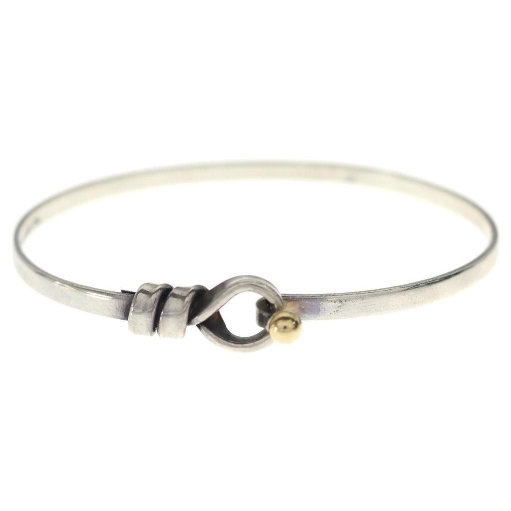 TIFFANY & Co.(ティファニー) ノット バングル ブレスレット Ag925/K18YG シルバー/イエローゴールド レディース