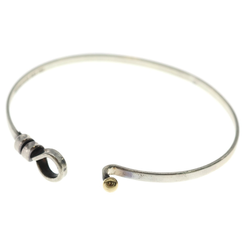 TIFFANY & Co.(ティファニー) ノット バングル ブレスレット Ag925/K18YG シルバー/イエローゴールド レディース