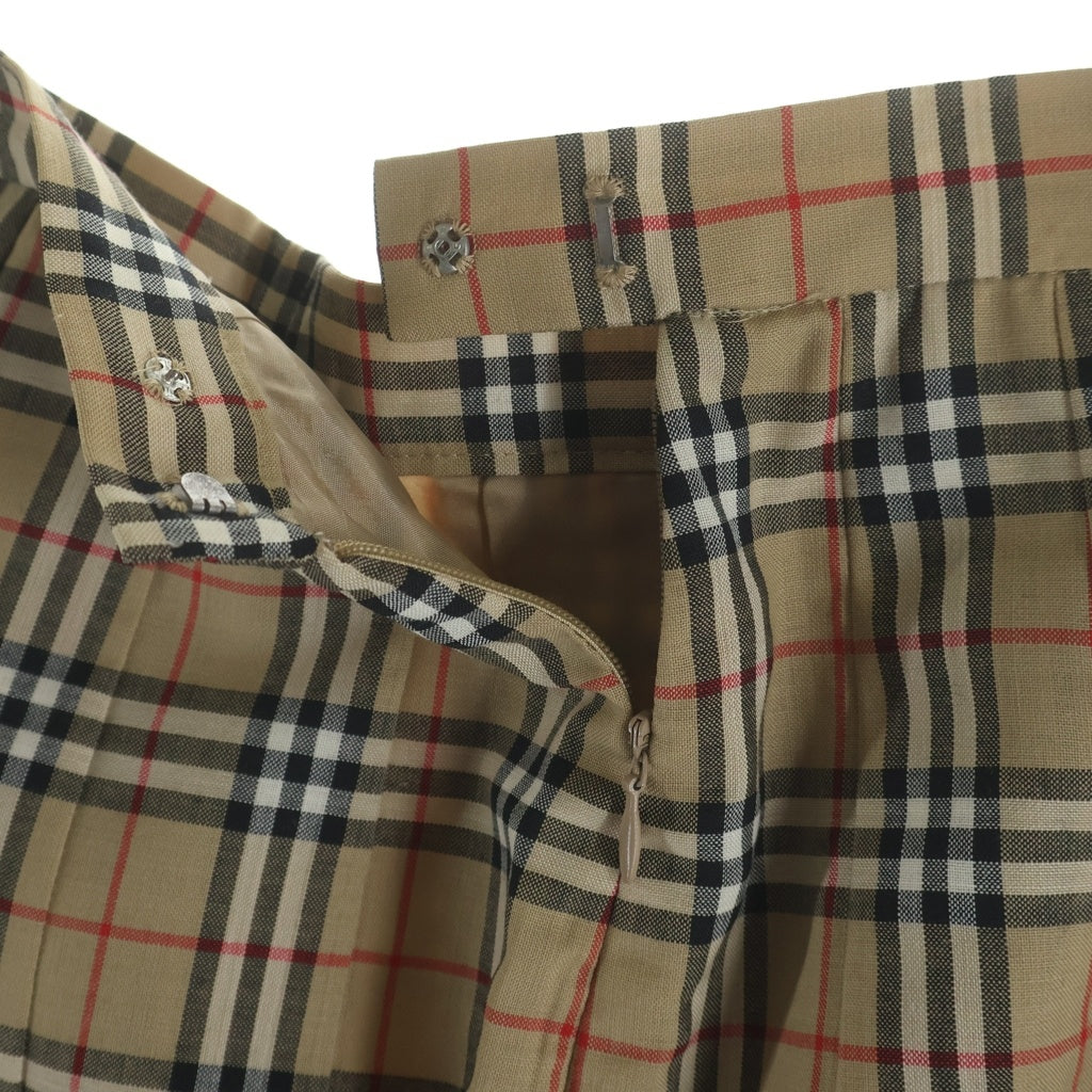 BURBERRYS(バーバリーズ) ノバチェック ロングスカート ベージュ #42 FXA21-036 レディース