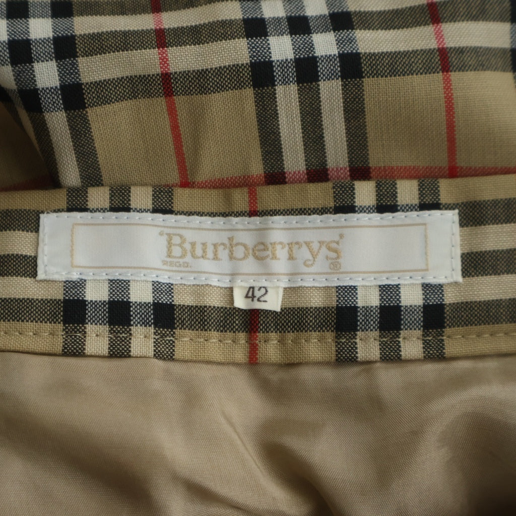 BURBERRYS(バーバリーズ) ノバチェック ロングスカート ベージュ #42 FXA21-036 レディース