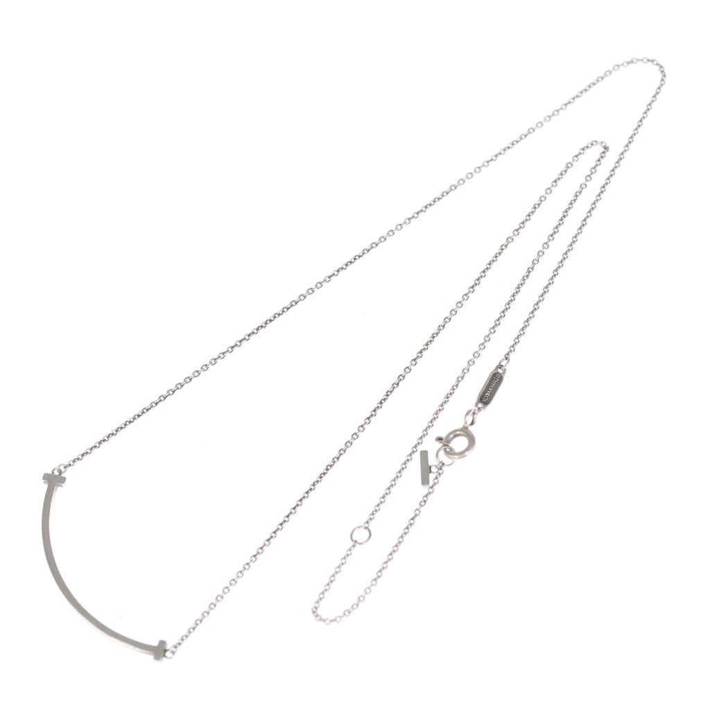 TIFFANY & Co.(ティファニー) Tスマイル ネックレス ペンダント チェーン シルバー Ag925 レディース
