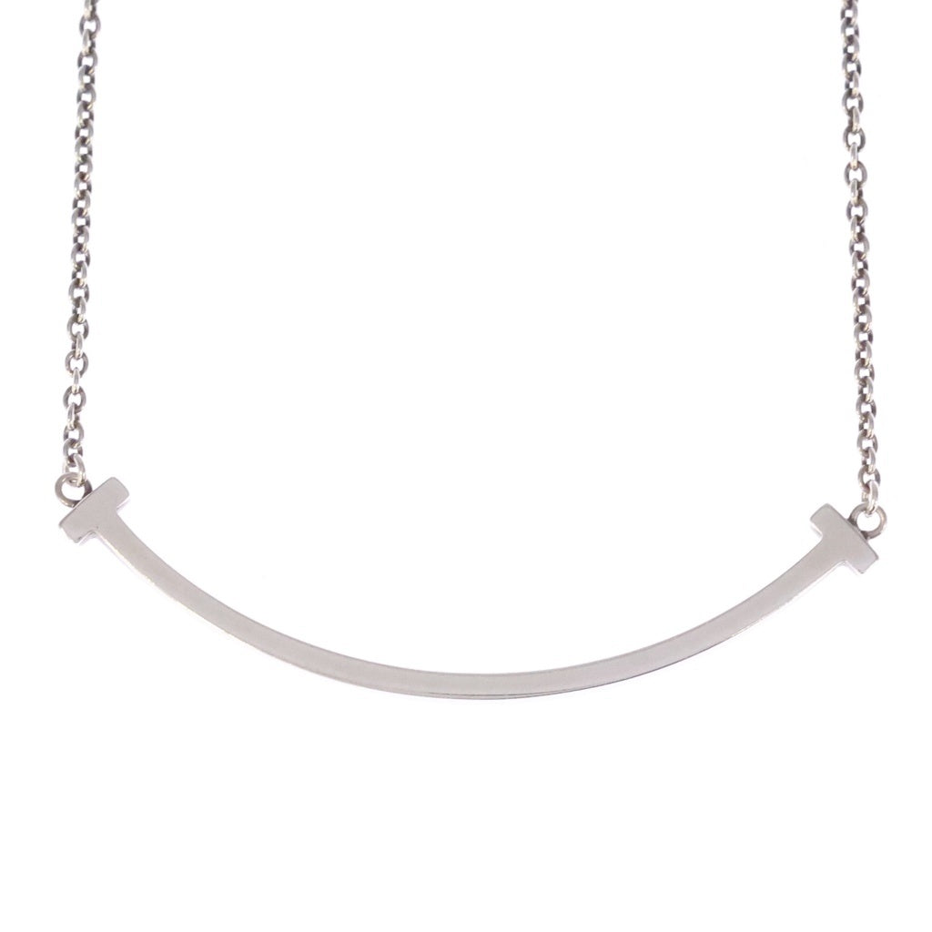 TIFFANY & Co.(ティファニー) Tスマイル ネックレス ペンダント チェーン シルバー Ag925 レディース