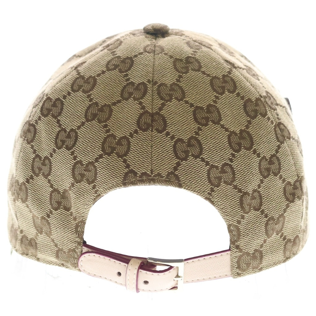 GUCCI(グッチ) ヒグチユウコ GGキャンバス ベースボールキャップ ベージュ #S 847862 レディース