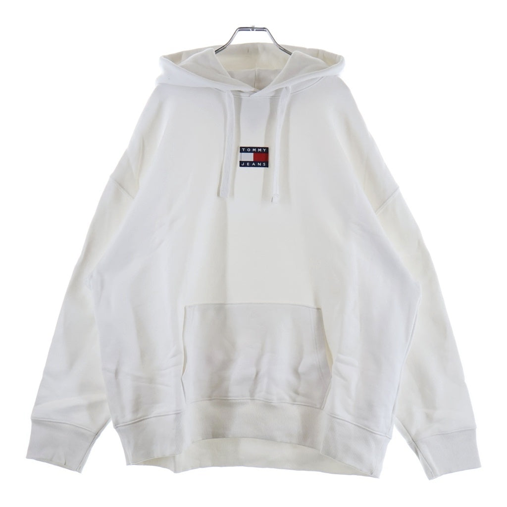 TOMMY JEANS(トミージーンズ) フロントロゴパーカー フーディー ホワイト #XL