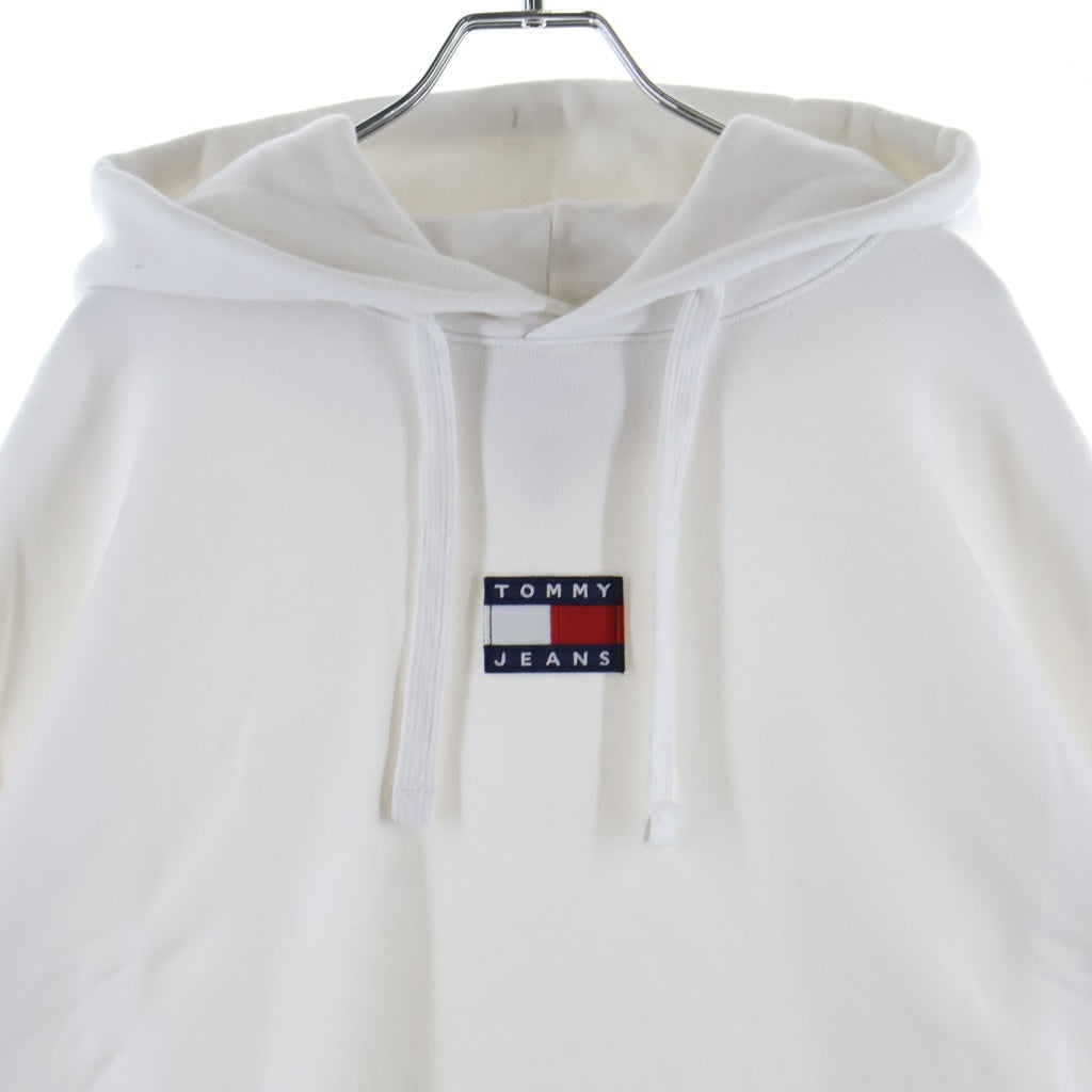 TOMMY JEANS(トミージーンズ) フロントロゴパーカー フーディー ホワイト #XL