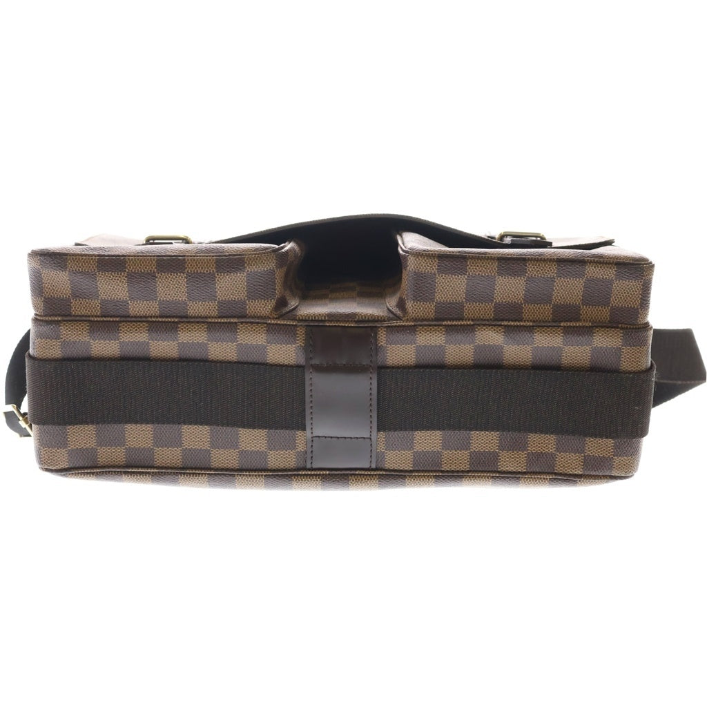 LOUIS VUITTON(ルイヴィトン) ダミエ ブロードウェイ ショルダーバッグ ブラウン レザー×PVC N42270 ゴールド金具