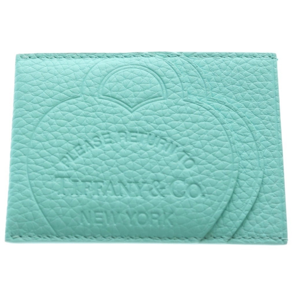 TIFFANY & Co.(ティファニー) リターントゥティファニー カードケース フラグメントケース 名刺入れ ティファニーブルー レザー レディース
