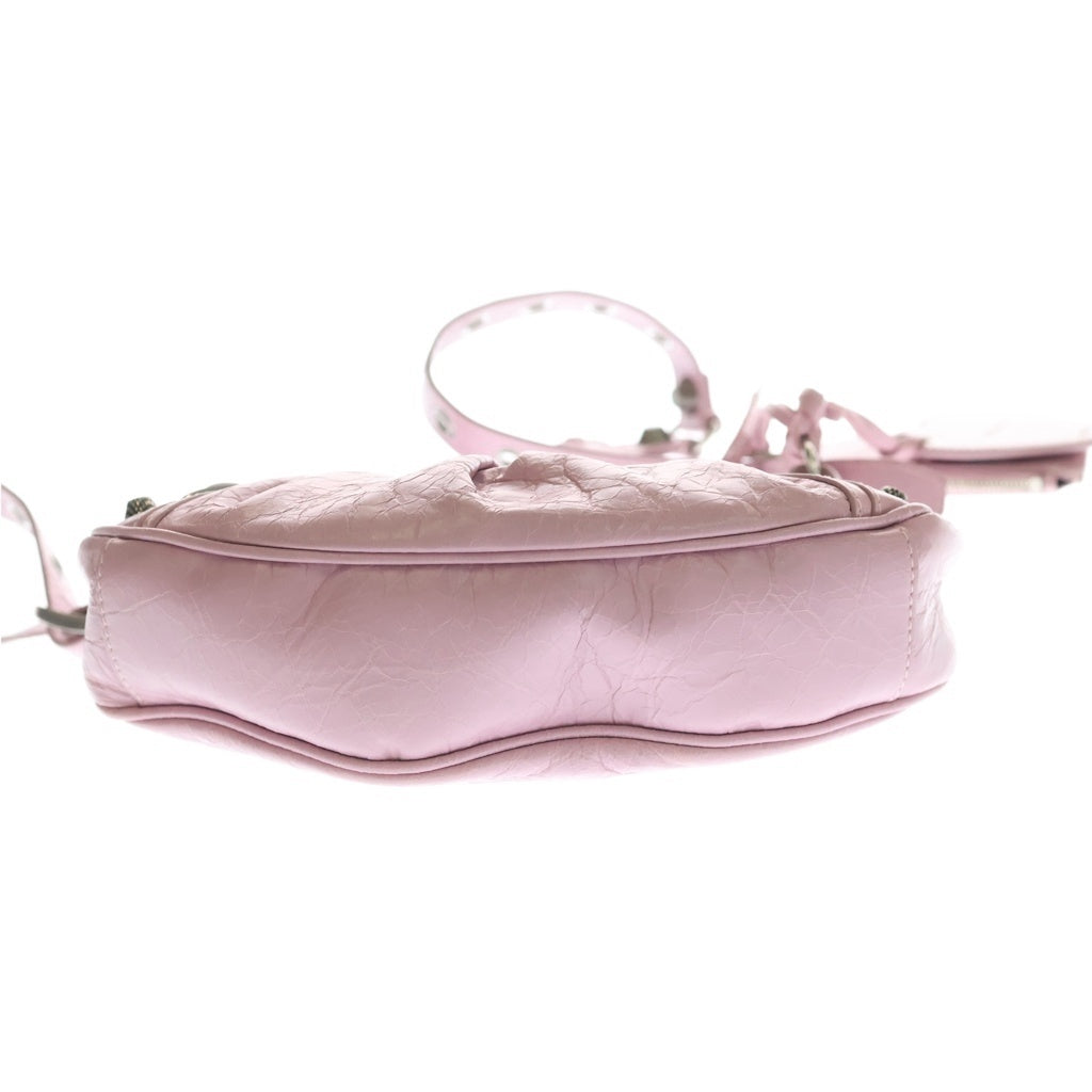 BALENCIAGA(バレンシアガ) ルカゴール XS ショルダーバッグ ピンク レザー 671309 シルバー金具 レディース