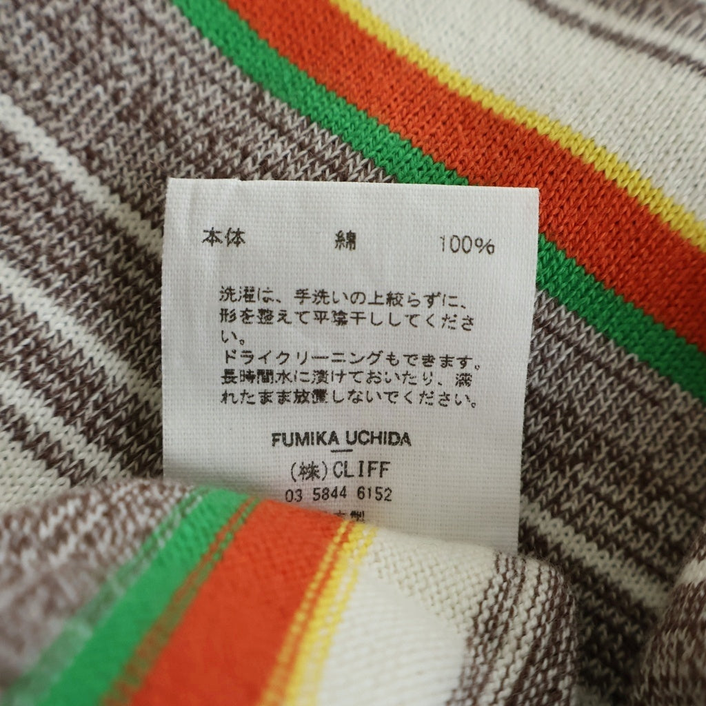 FUMIKA UCHIDA(フミカウチダ) GRANDRELLE MULTI STRIPE T-SHIRT マルチ