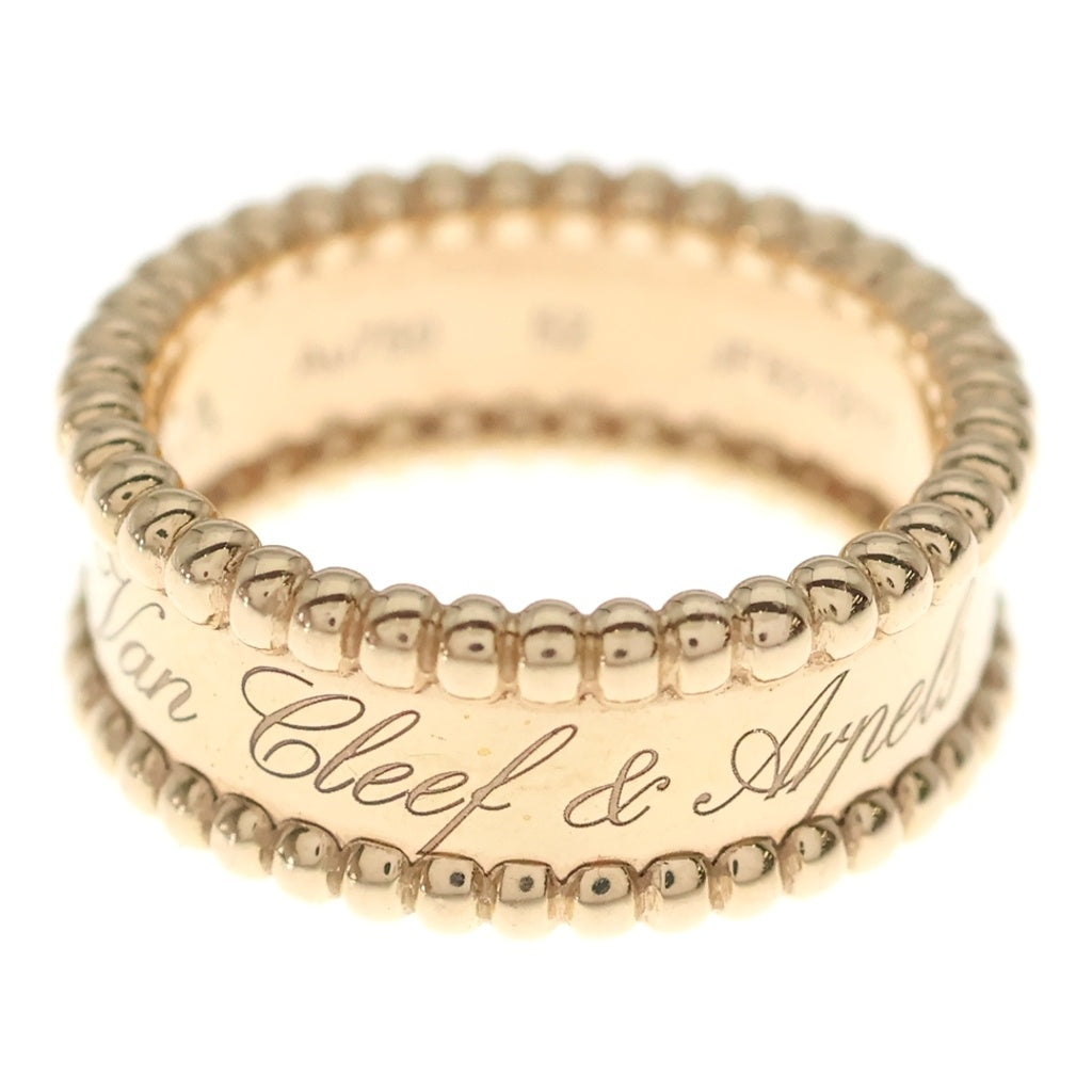 Van Cleef & Arpels(ヴァンクリーフアンドアーペル) ペルレ シニアチュール Au750 K18PG リング 指輪 #52 ピンクゴールド VCARN32452 レディース