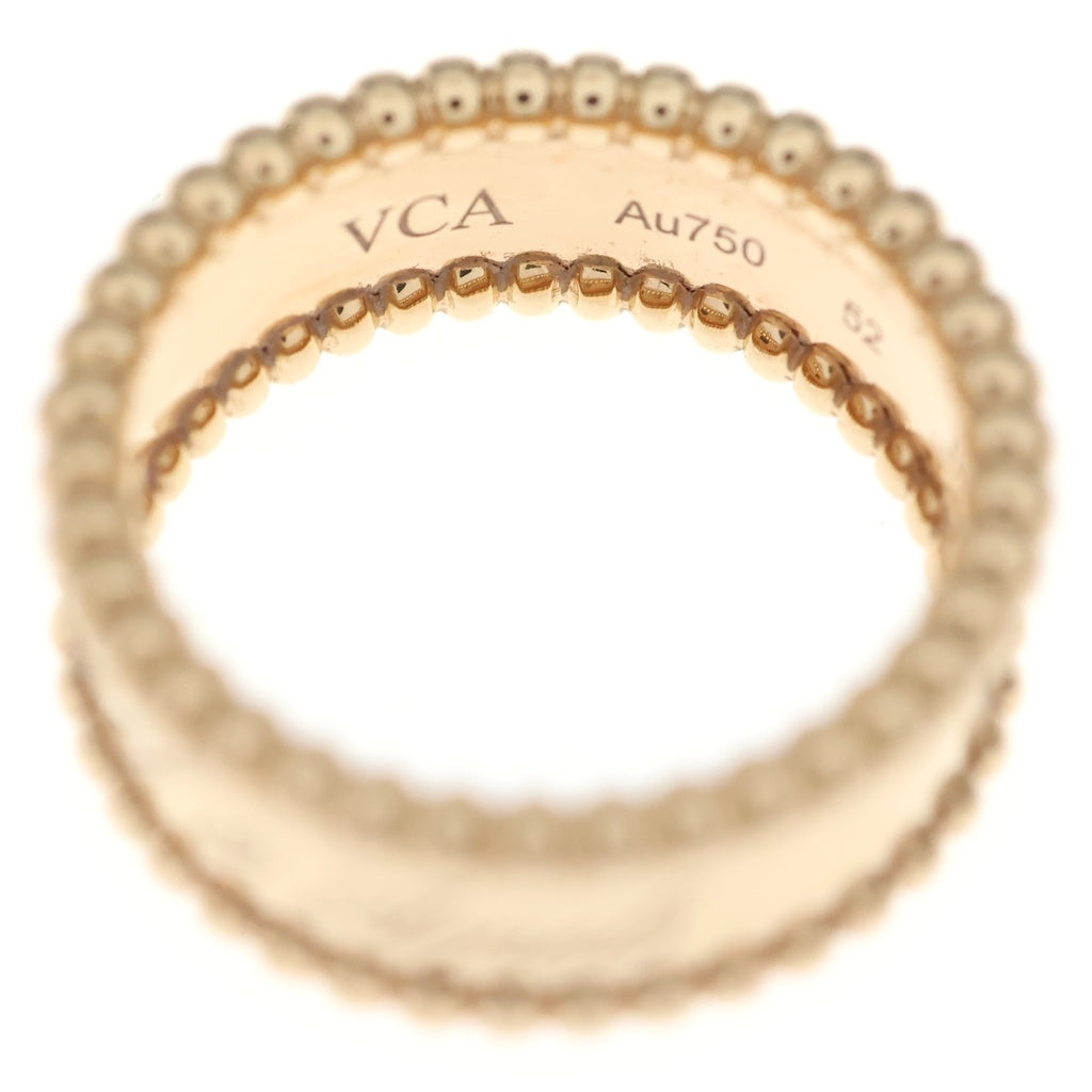 Van Cleef & Arpels(ヴァンクリーフアンドアーペル) ペルレ シニアチュール Au750 K18PG リング 指輪 #52 ピンクゴールド VCARN32452 レディース