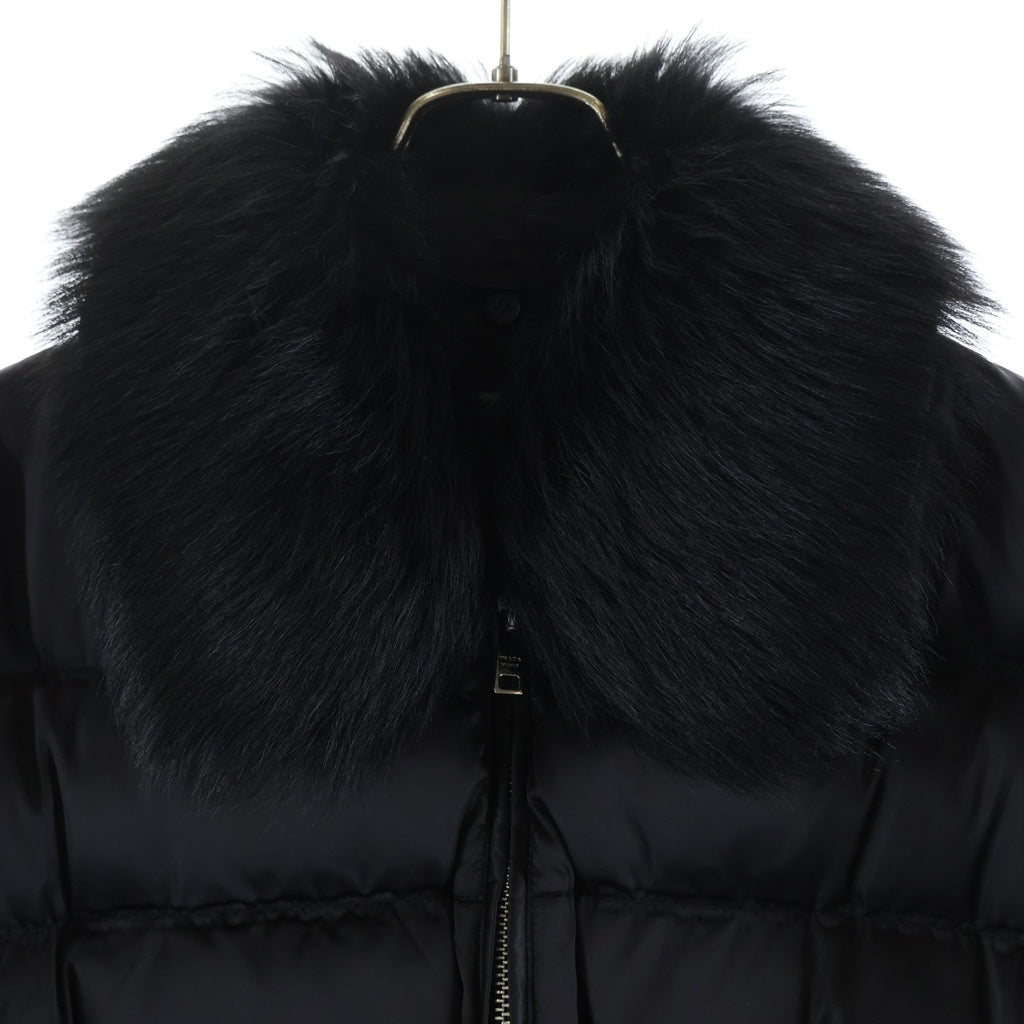 PRADA(プラダ) トライアングルロゴ ショートダウンジャケット ブラック #44 29P353 R202 ROK レディース