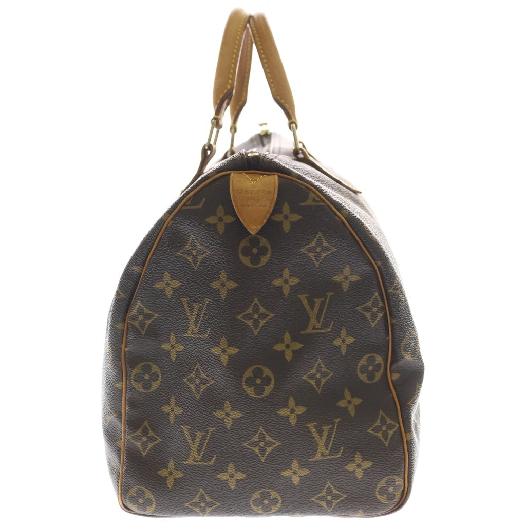 LOUIS VUITTON(ルイヴィトン) モノグラム スピーディ35 PVC レザー ハンドバッグ ブラウン M41524 レディース