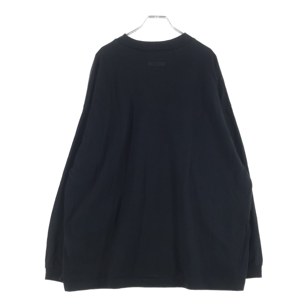 FEAR OF GOD ESSENTIALS(フィアオブゴッド エッセンシャルズ) ロゴロングスリーブTシャツ ブラック #S レディース