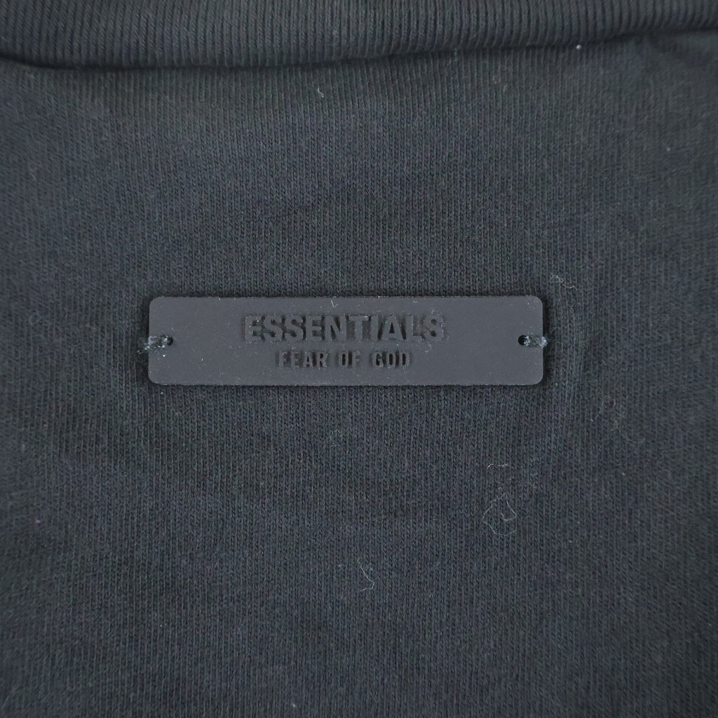 FEAR OF GOD ESSENTIALS(フィアオブゴッド エッセンシャルズ) ロゴロングスリーブTシャツ ブラック #S レディース