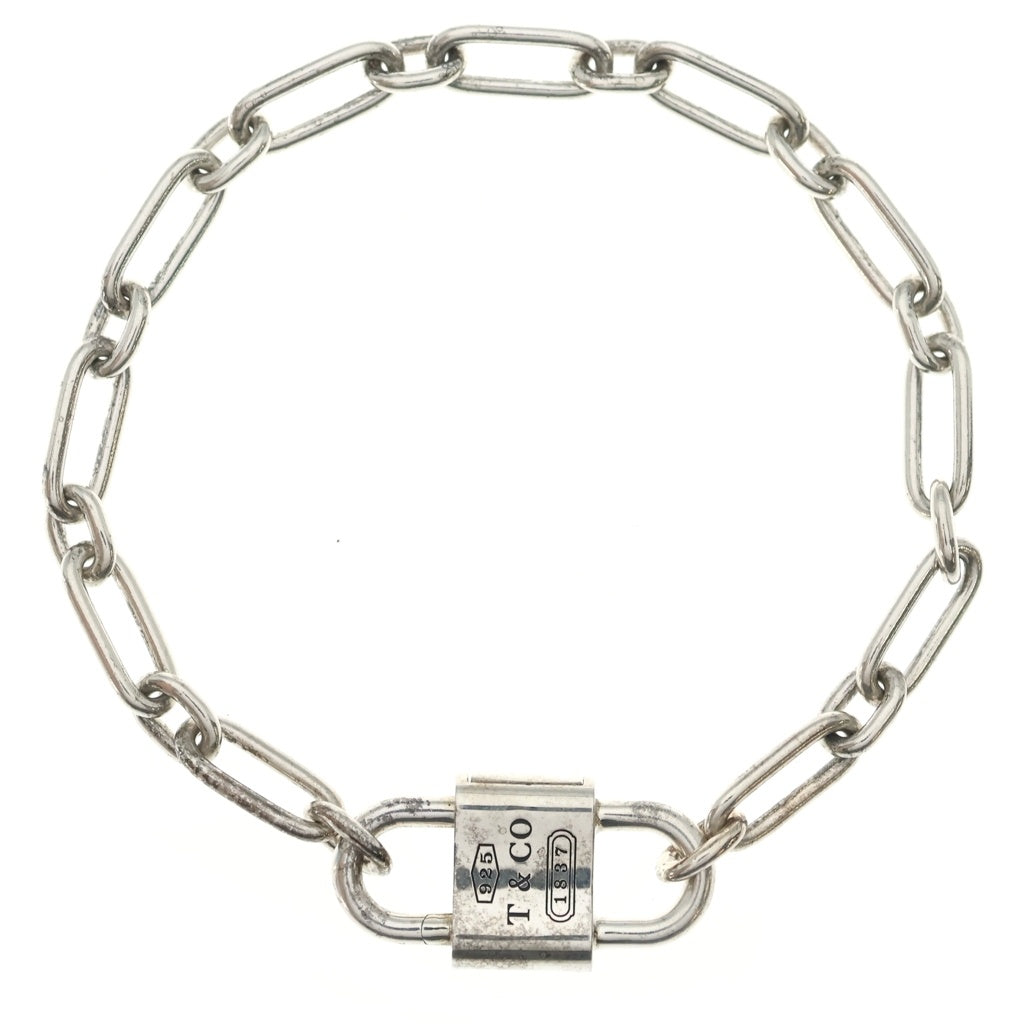 TIFFANY & Co.(ティファニー) 1837 ダブルロック チェーン ブレスレット シルバー レディース