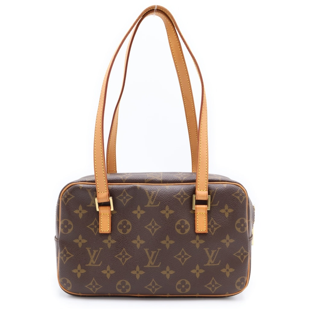 LOUIS VUITTON(ルイヴィトン) モノグラム シテMM PVC レザー ショルダーバッグ ブラウン M51182 レディース