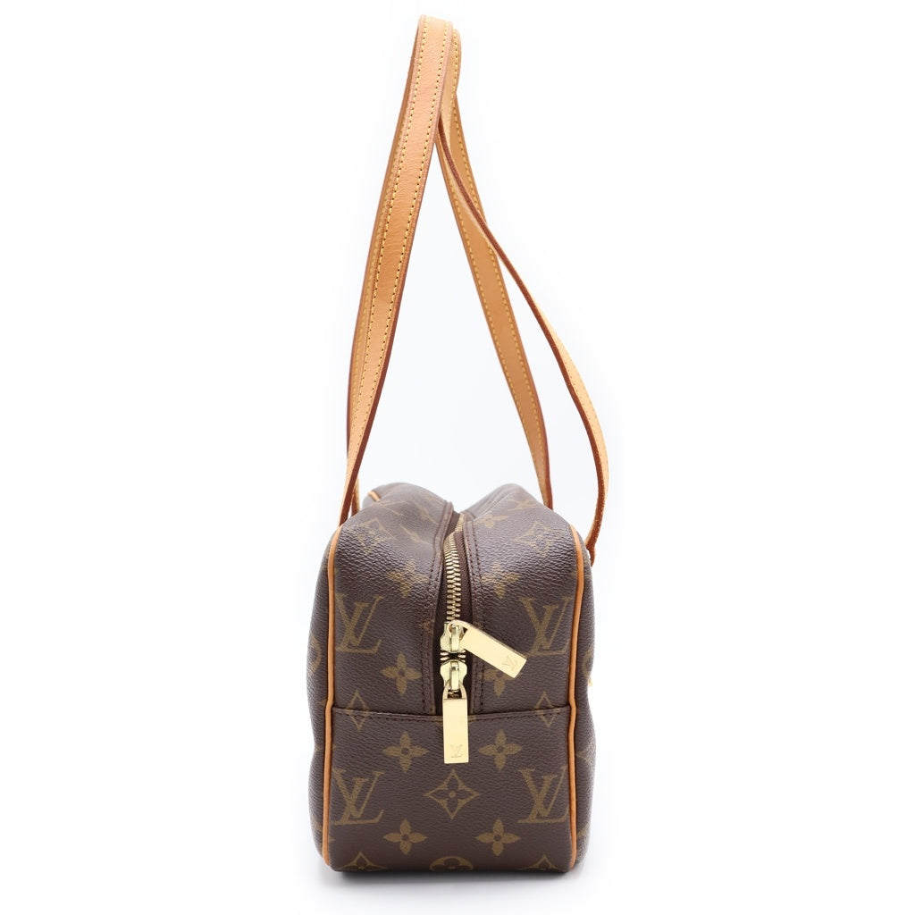LOUIS VUITTON(ルイヴィトン) モノグラム シテMM PVC レザー ショルダーバッグ ブラウン M51182 レディース