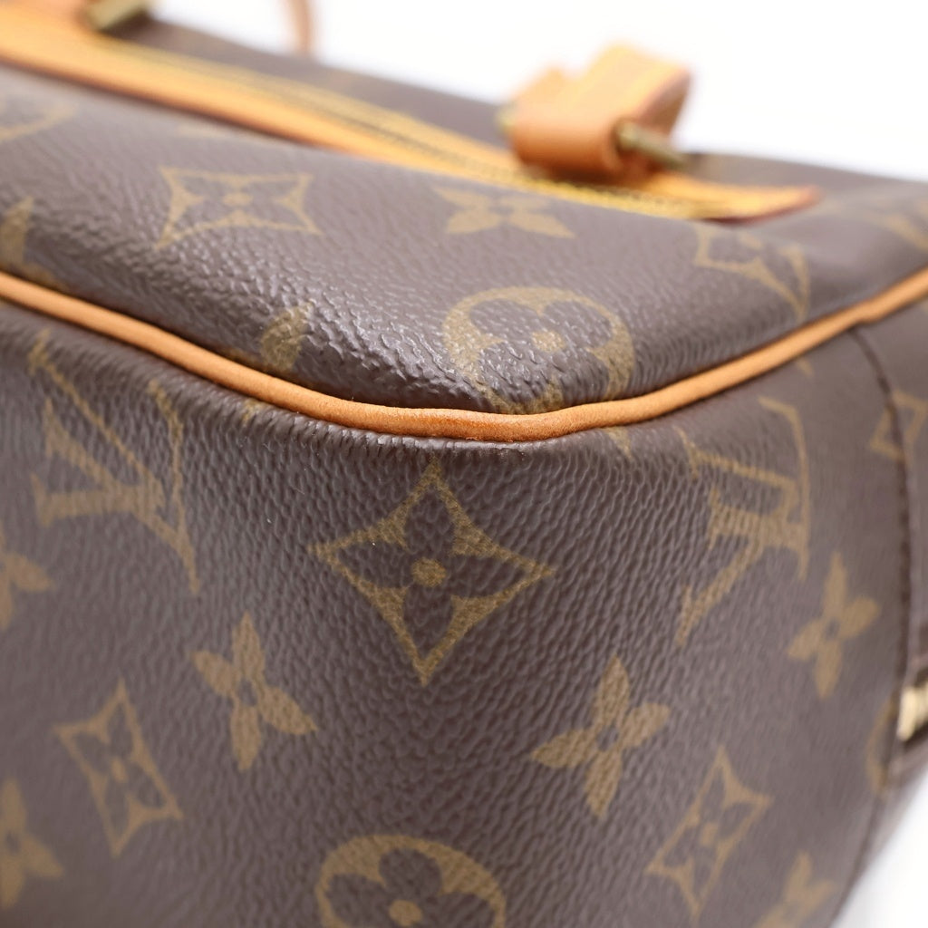 LOUIS VUITTON(ルイヴィトン) モノグラム シテMM PVC レザー ショルダーバッグ ブラウン M51182 レディース
