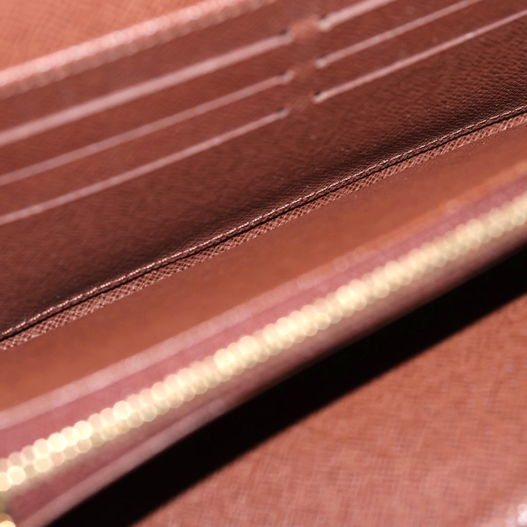 LOUIS VUITTON(ルイヴィトン) モノグラム エトワール ポルトフォイユサラ ロングウォレット 長財布 ブラウン レザー×PVC M66556 ゴールド金具 レディース