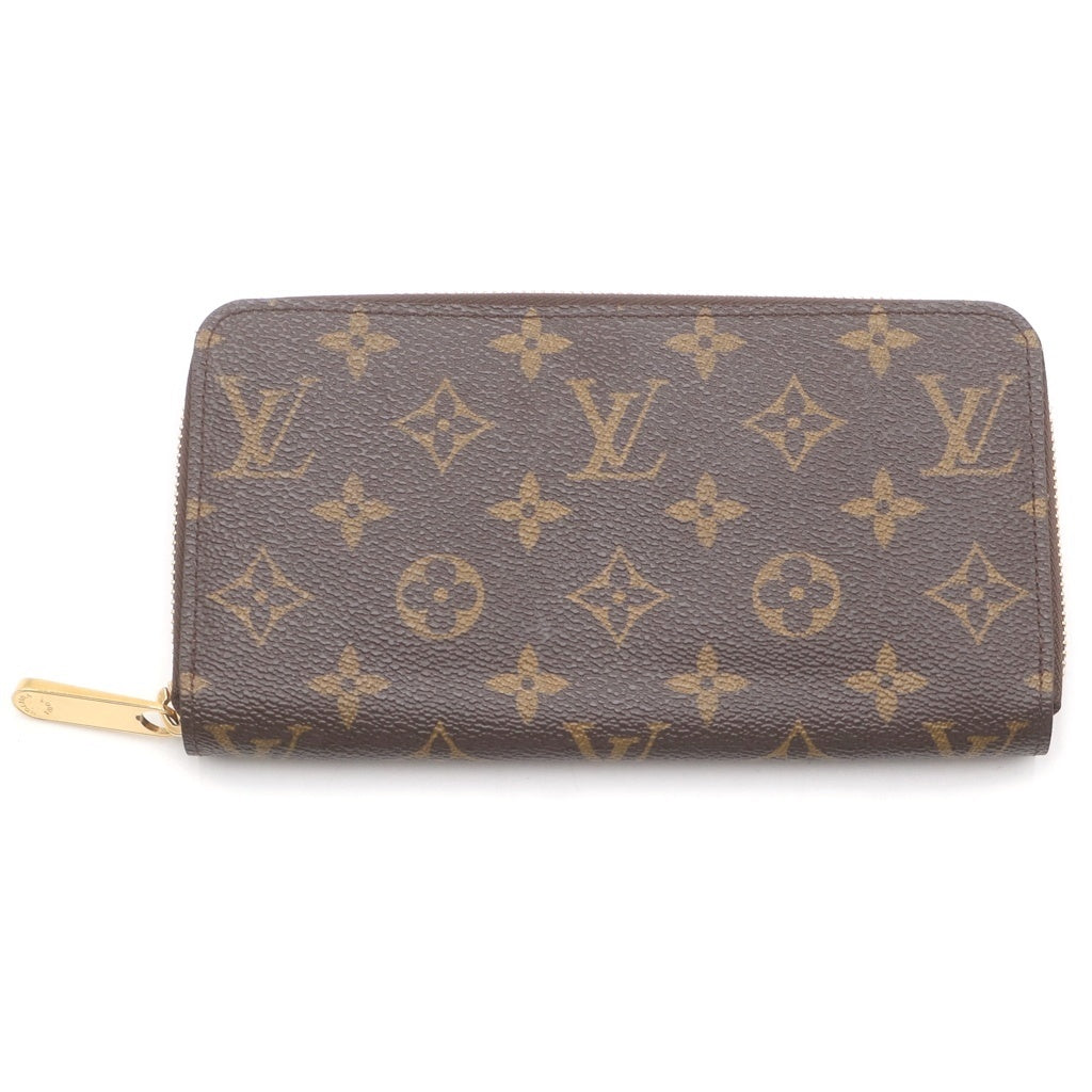 LOUIS VUITTON(ルイヴィトン) モノグラム ジッピーウォレット 長財布 PVC レザー ブラウン M42616 レディース