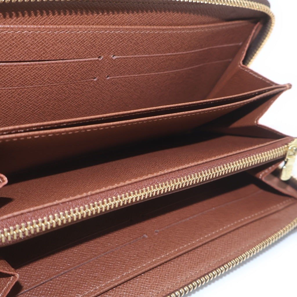 LOUIS VUITTON(ルイヴィトン) モノグラム ジッピーウォレット 長財布 PVC レザー ブラウン M42616 レディース