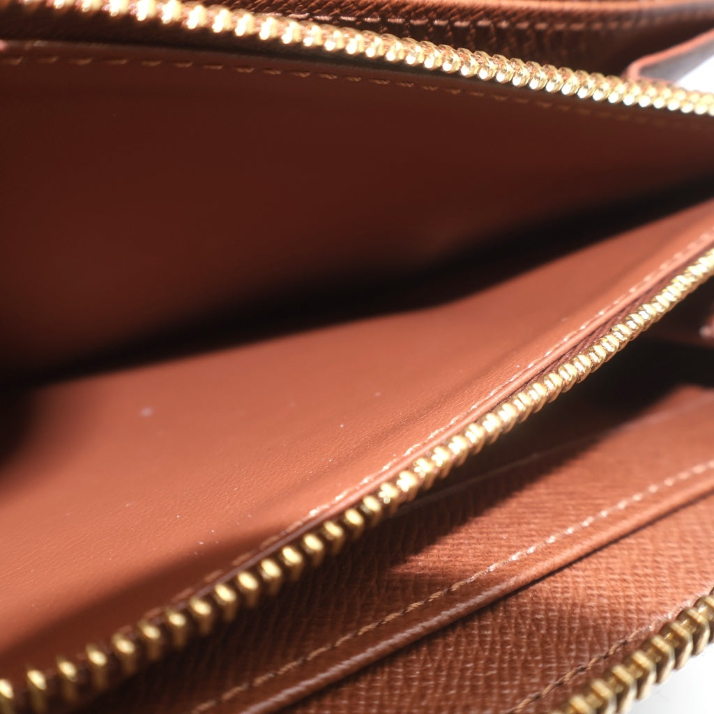 LOUIS VUITTON(ルイヴィトン) モノグラム ジッピーウォレット 長財布 PVC レザー ブラウン M42616 レディース