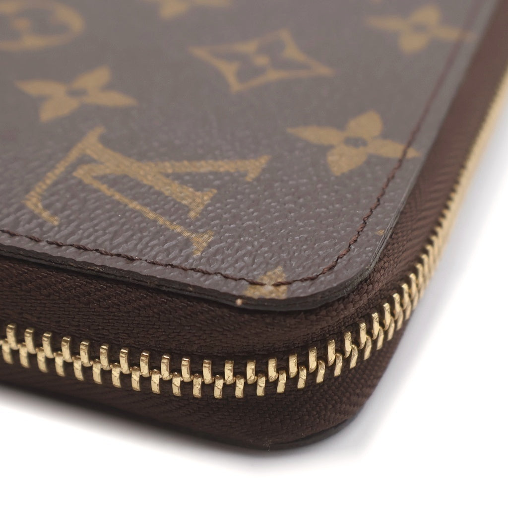 LOUIS VUITTON(ルイヴィトン) モノグラム ジッピーウォレット 長財布 PVC レザー ブラウン M42616 レディース